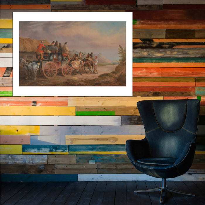 Charles Cooper Henderson - Mail Coaches On Road