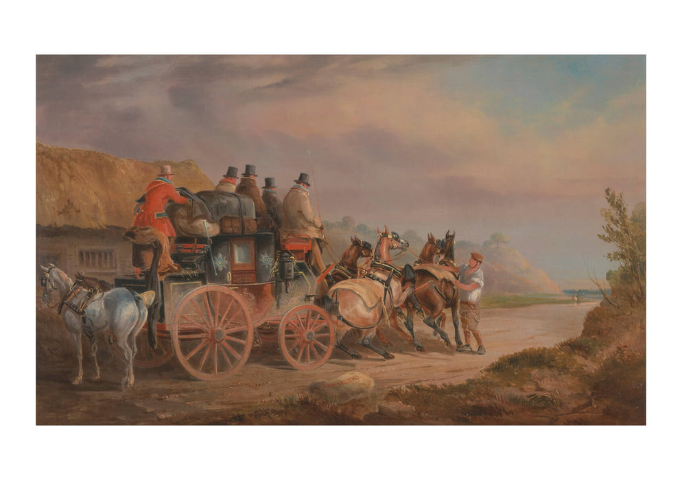Charles Cooper Henderson - Mail Coaches On Road