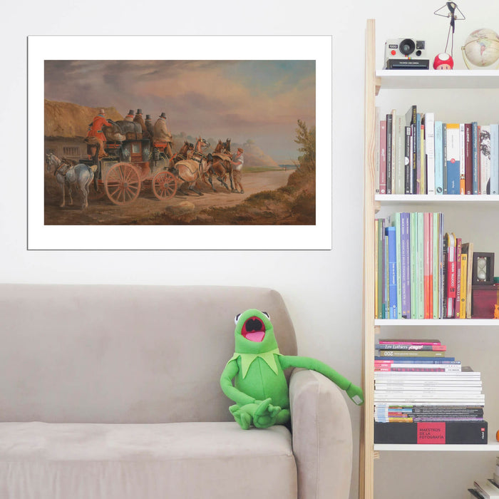 Charles Cooper Henderson - Mail Coaches On Road