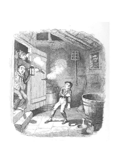 Charles Dickens - Oliver Twist - Cruikshank - The Burgulary