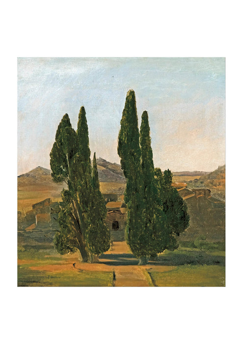 Charles Eastlake - Cypress Trees At The Villa D'este