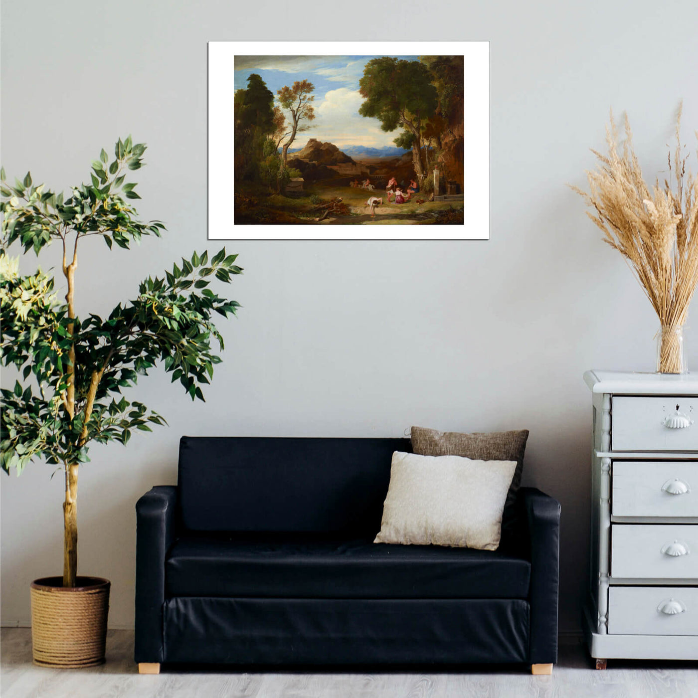 Charles Lock Charles Lock - Eastlake Classical landscape — Spiffing Prints
