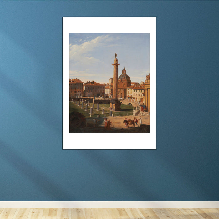 Charles Lock Eastlake - A View Of Trajan's Forum Rome