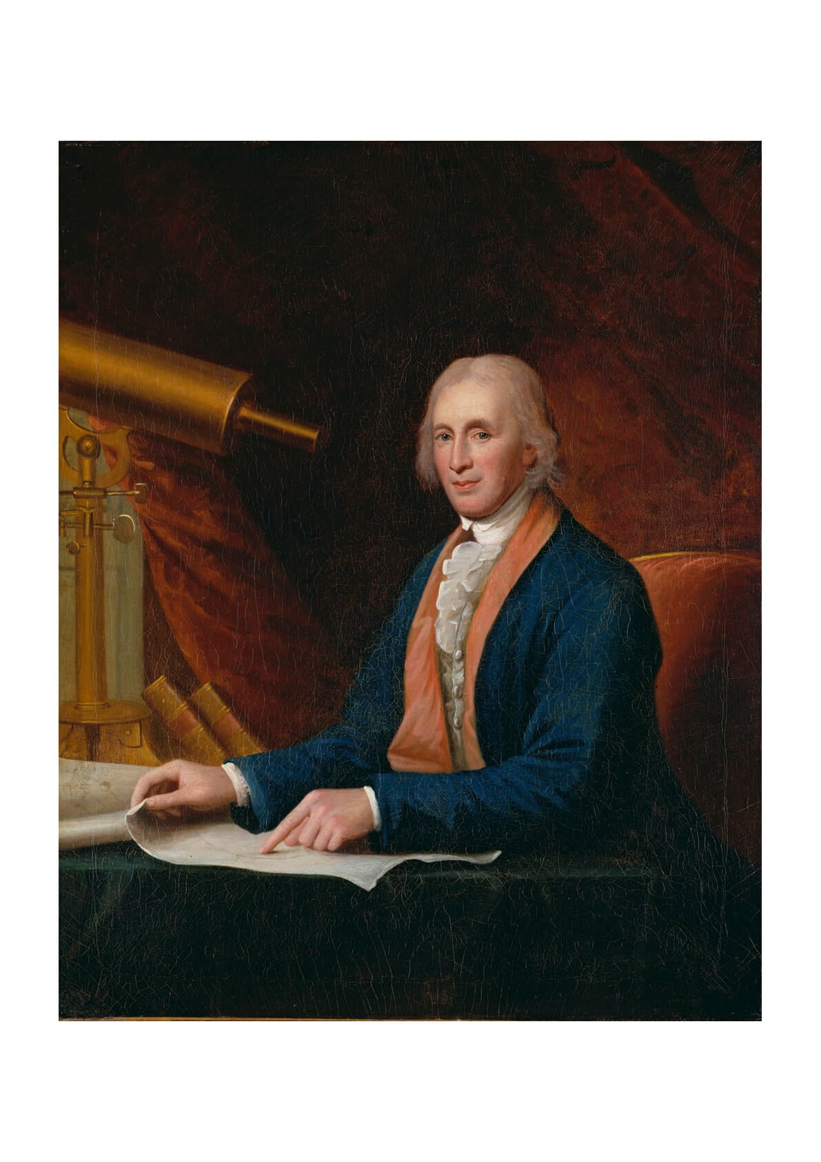 Charles Willson Peale - David Rittenhouse — Spiffing Prints