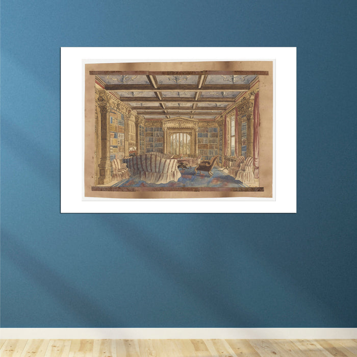 Charlotte Bosanquet - The Library at Dingestow