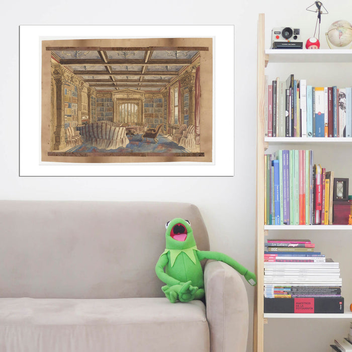 Charlotte Bosanquet - The Library at Dingestow