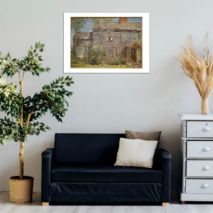 Childe Hassam - Old House Easthampton Long Island