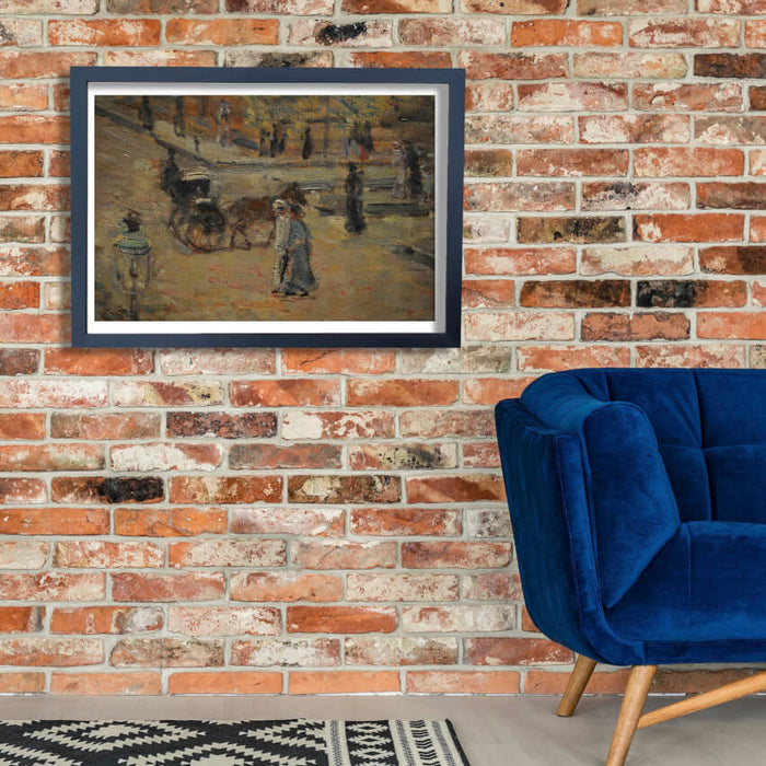 Childe Hassam - Spring on West 78th Street