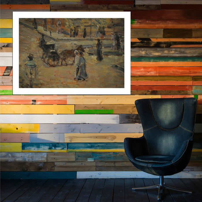 Childe Hassam - Spring on West 78th Street