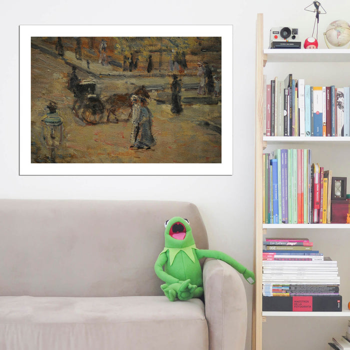 Childe Hassam - Spring on West 78th Street