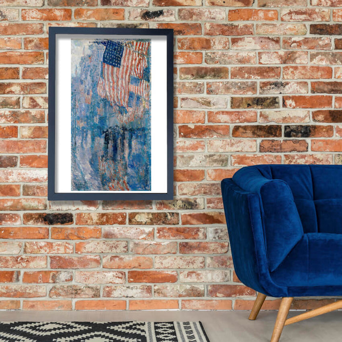 Childe Hassam - The Avenue in the Rain