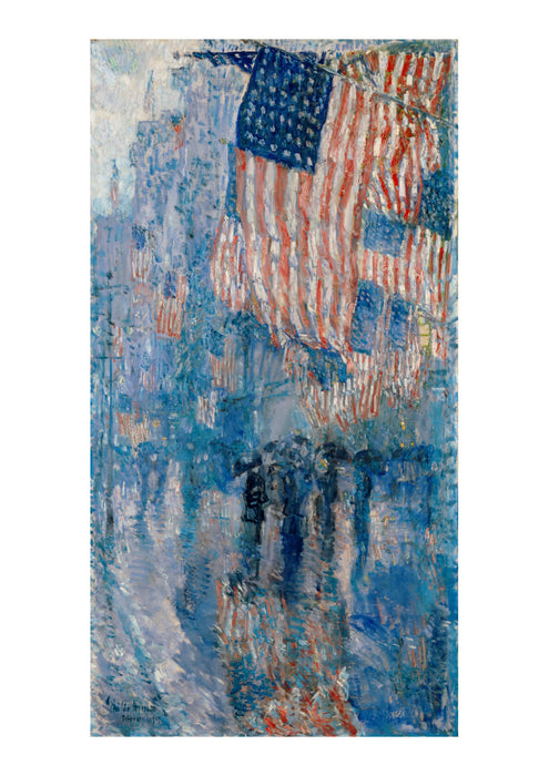 Childe Hassam - The Avenue in the Rain
