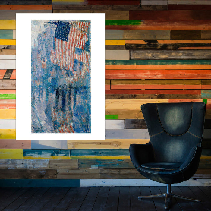 Childe Hassam - The Avenue in the Rain