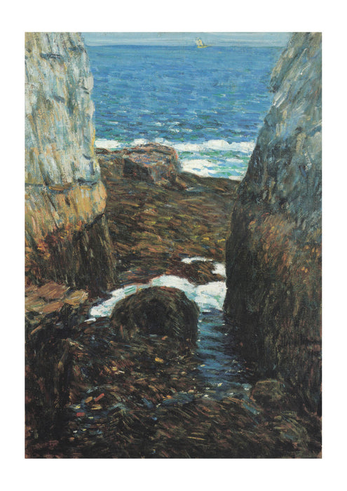 Childe Hassam - The North Gorge Appledore Isles of Shoals