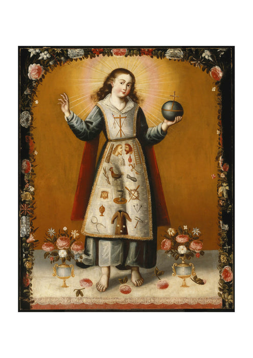 Christ Child With Passion Symbols