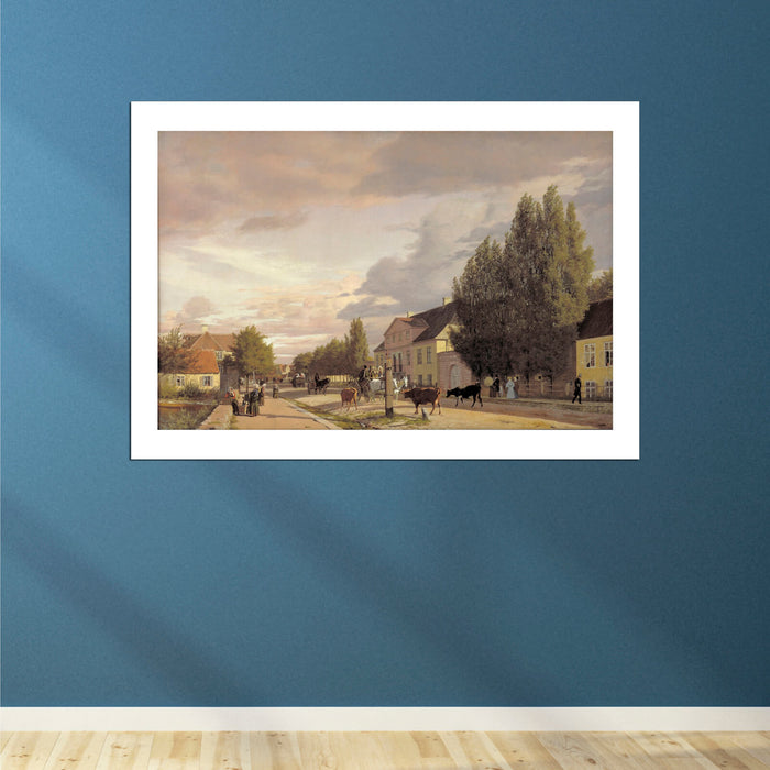 Christen Købke - View Of A Street In Østerbro