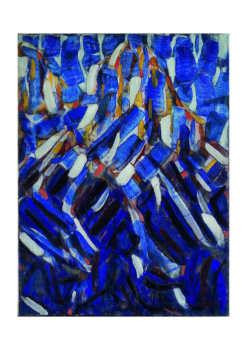 Christian Rohlfs - Abstraction the Blue Mountain