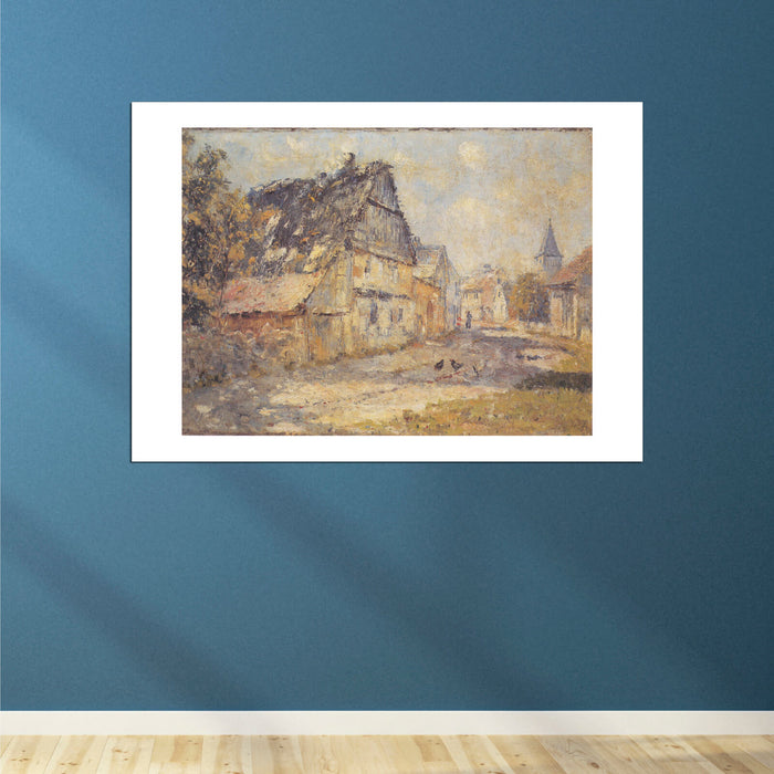 Christian Rohlfs - Gasse in Ehringsdorf bei Weimar 1893