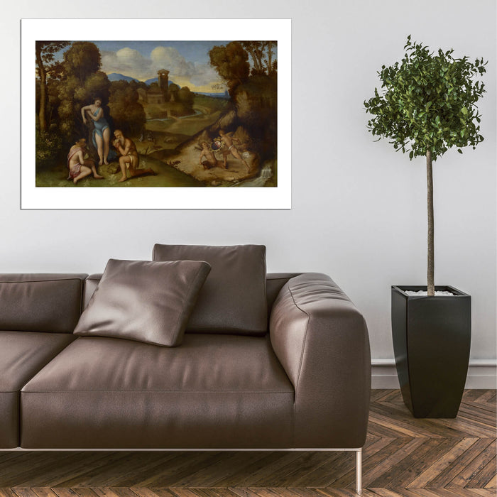 Circle Of Giorgione - Allegory