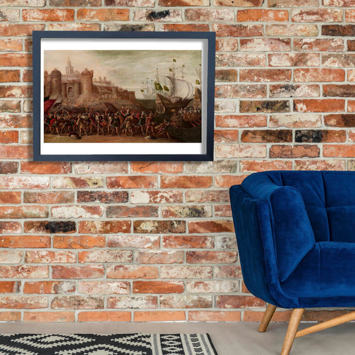 Circle Of Juan De La Corte - Deborah and Barak