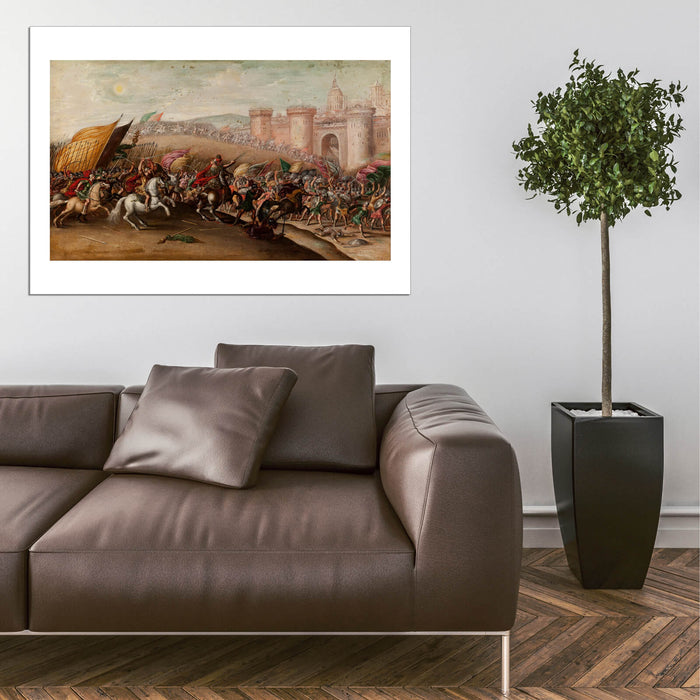 Circle Of Juan De La Corte - The Capture Of Hai