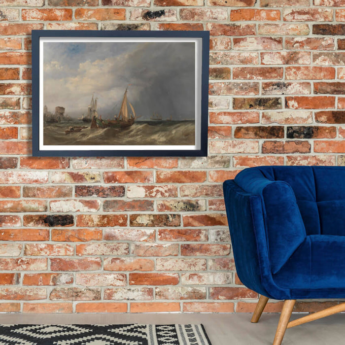 Clarkson Stanfield - A Dutch Barge