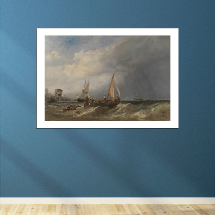 Clarkson Stanfield - A Dutch Barge