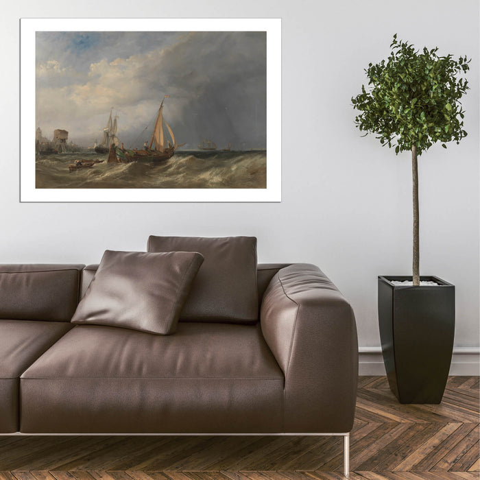 Clarkson Stanfield - A Dutch Barge