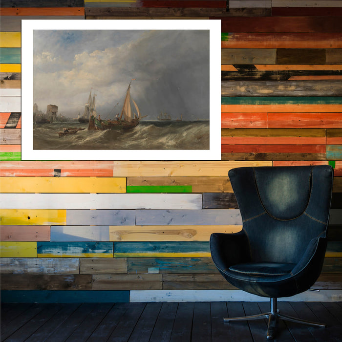 Clarkson Stanfield - A Dutch Barge