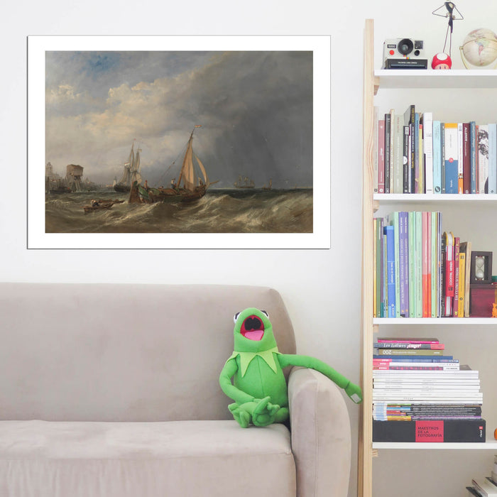 Clarkson Stanfield - A Dutch Barge