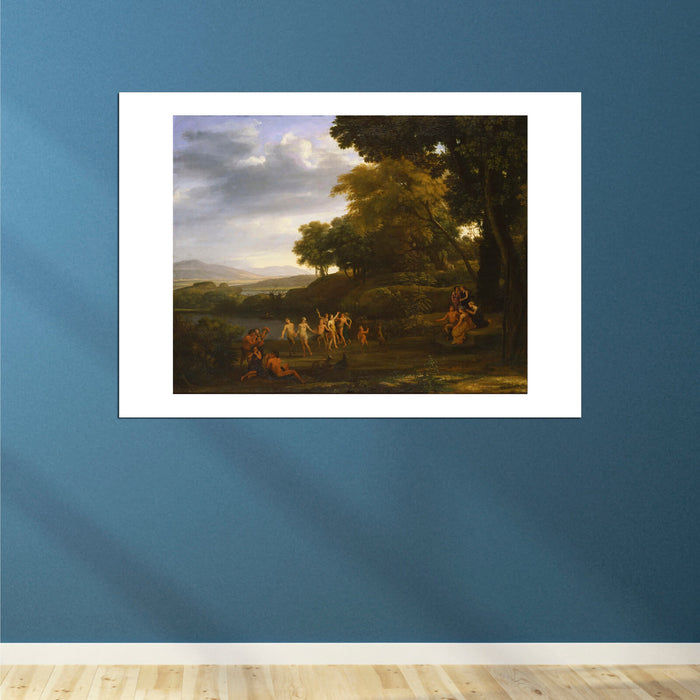 Claude Lorrain - Landscape With Dancing Satyrs