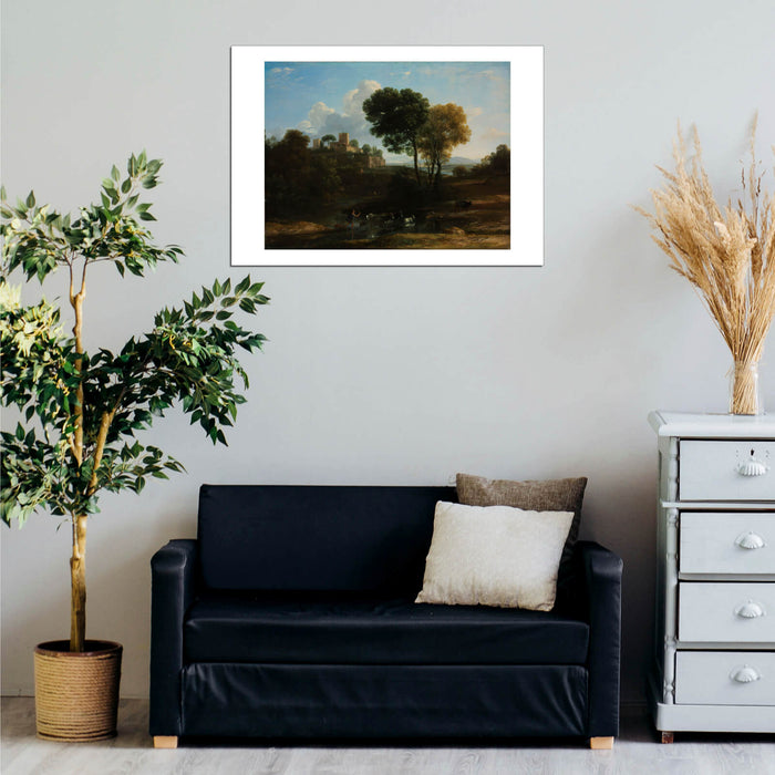 Claude Lorrain - Villa In The Roman Campagna