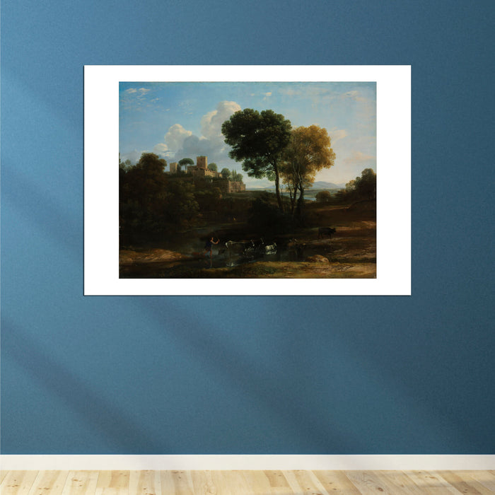 Claude Lorrain - Villa In The Roman Campagna