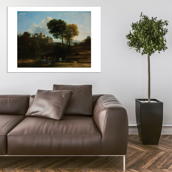 Claude Lorrain - Villa In The Roman Campagna