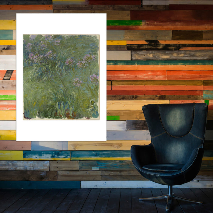 Claude Monet - Agapanthus Green