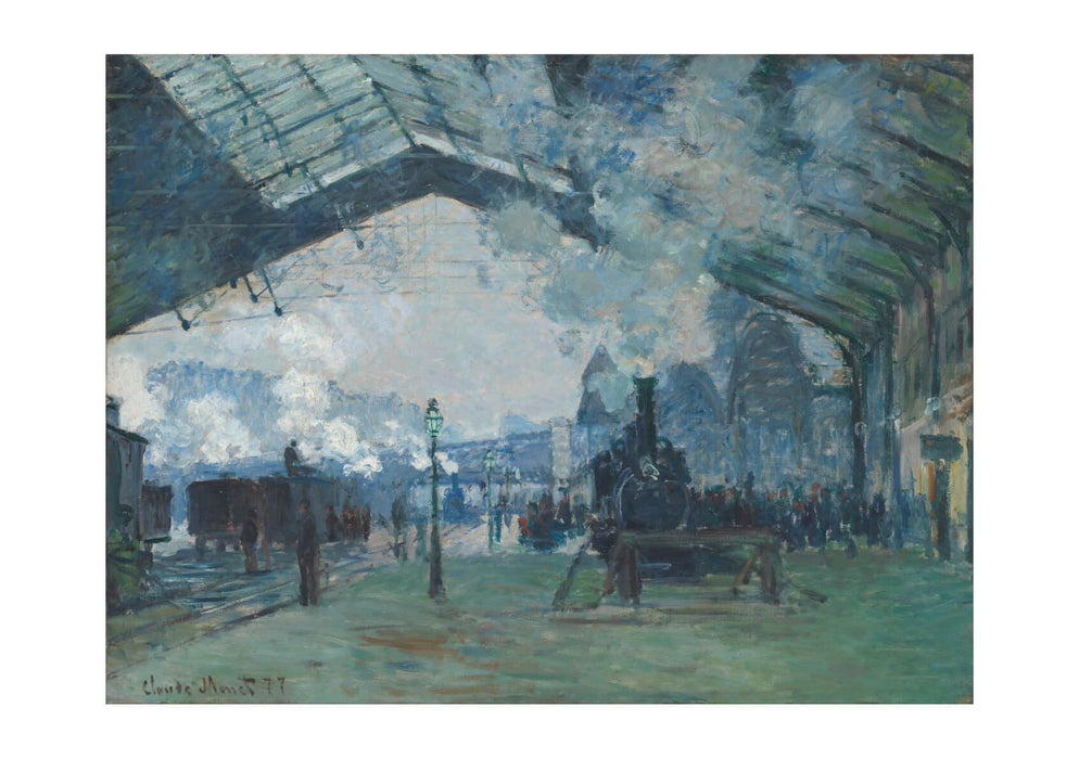Claude Monet - Arrival of the Normandy Train Gare Saint Lazare