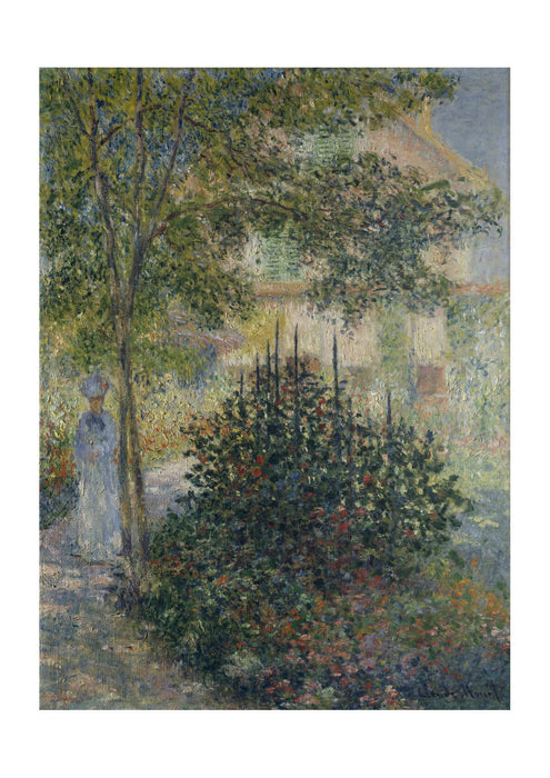 Claude Monet - Camille Monet in the Garden at Argenteuil