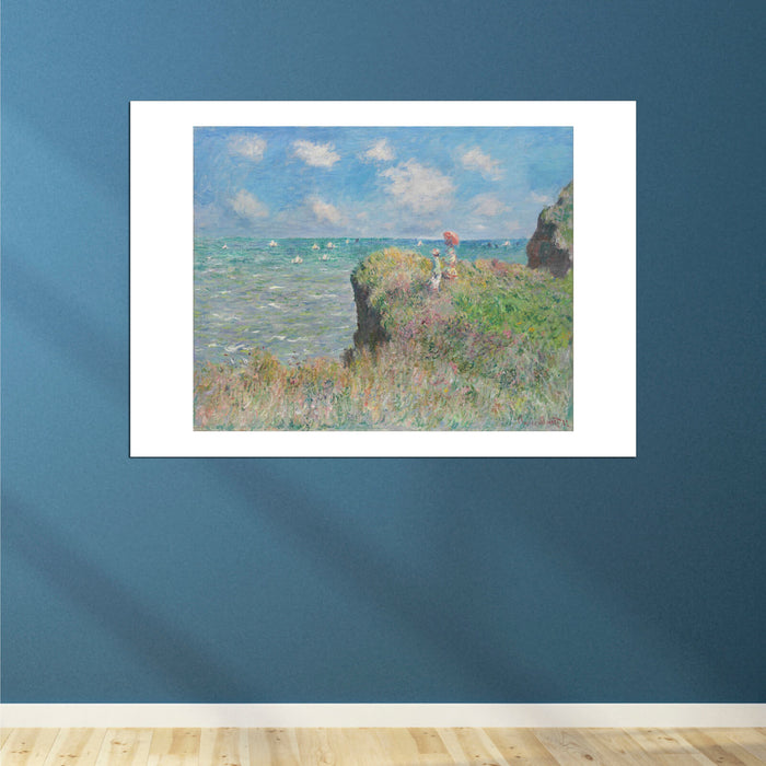 Claude Monet - Cliff Walk at Pourville