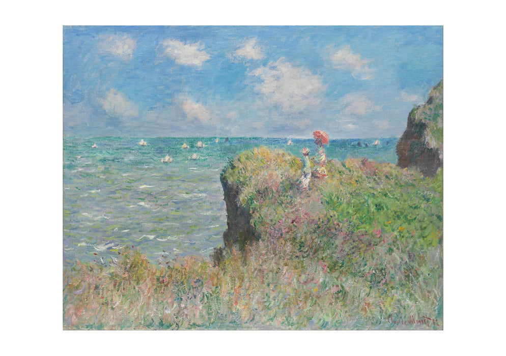 Claude Monet - Cliff Walk at Pourville