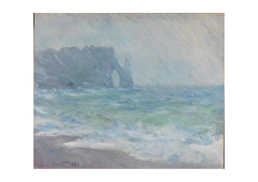Claude Monet - Crashing Sea