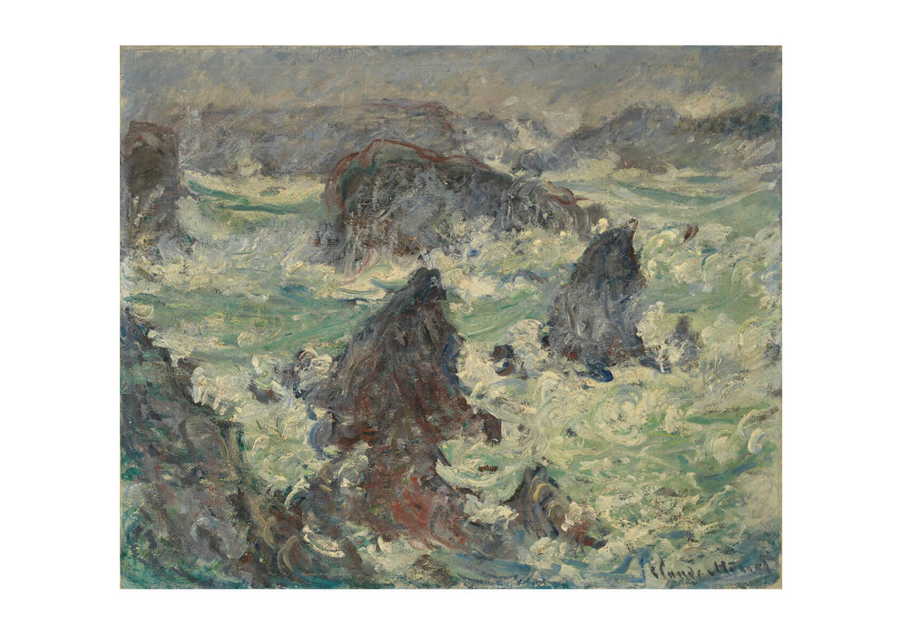 Claude Monet - Crashing Waves