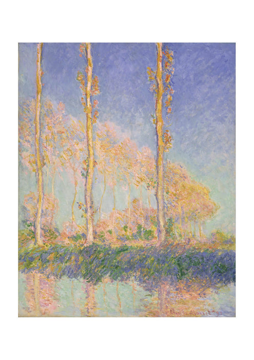 Claude Monet - French Poplars
