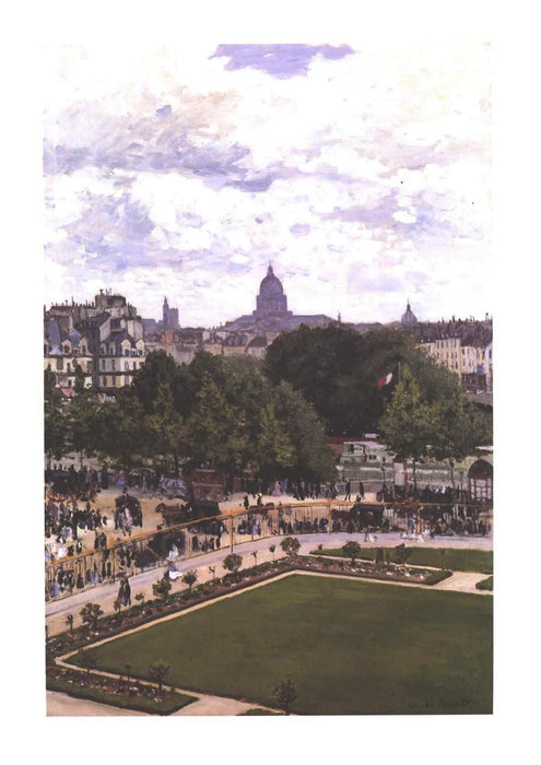 Claude Monet - Garden of the princess Louvre