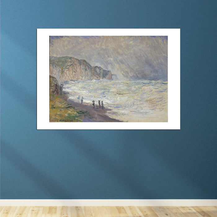 Claude Monet - Heavy Sea At Pourville