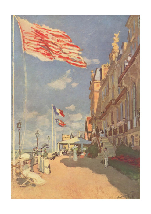 Claude Monet - Hotel Des Roches Noires in Trouville