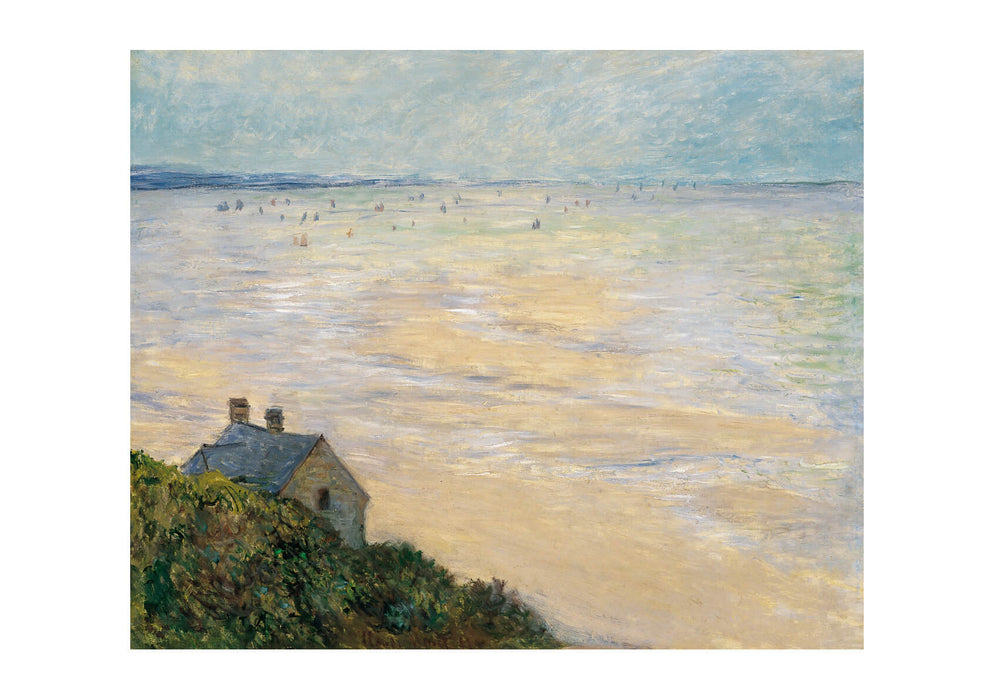 Claude Monet - Hut in Trouville Low Tide the (1881)