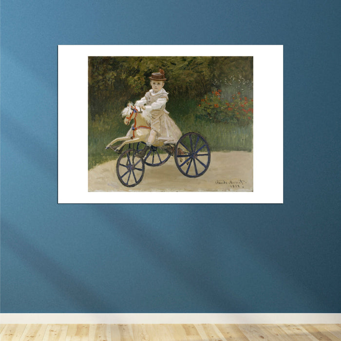 Claude Monet - Jean Monet on his Hobby Horse