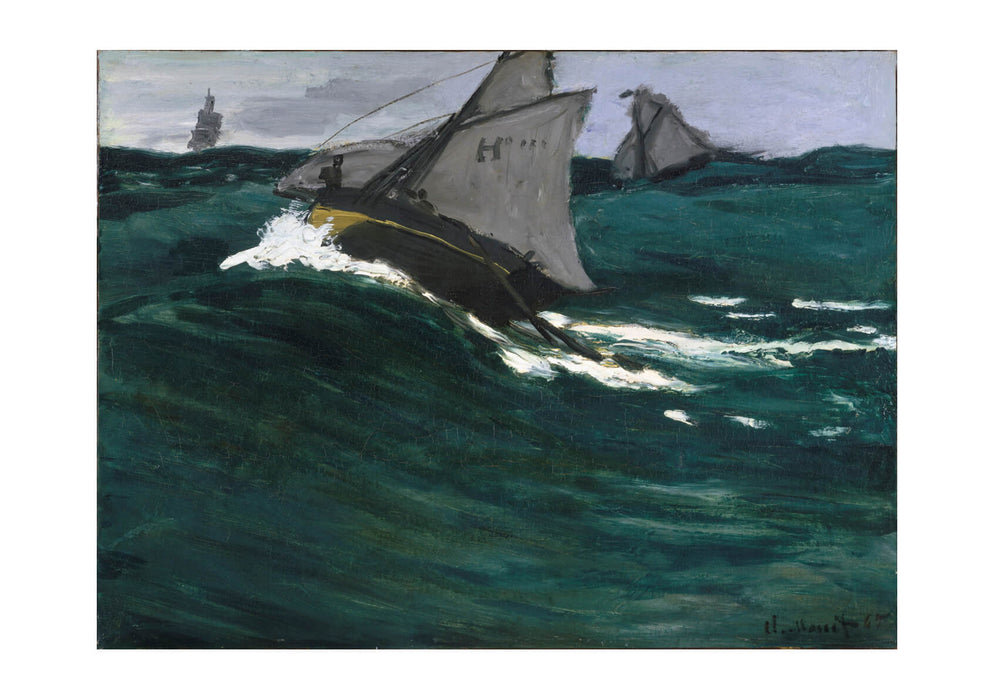 Claude Monet - La Vague Verte