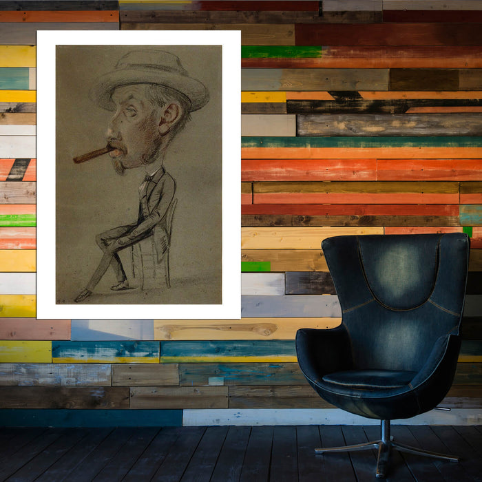 Claude Monet - Man with a Big Cigar