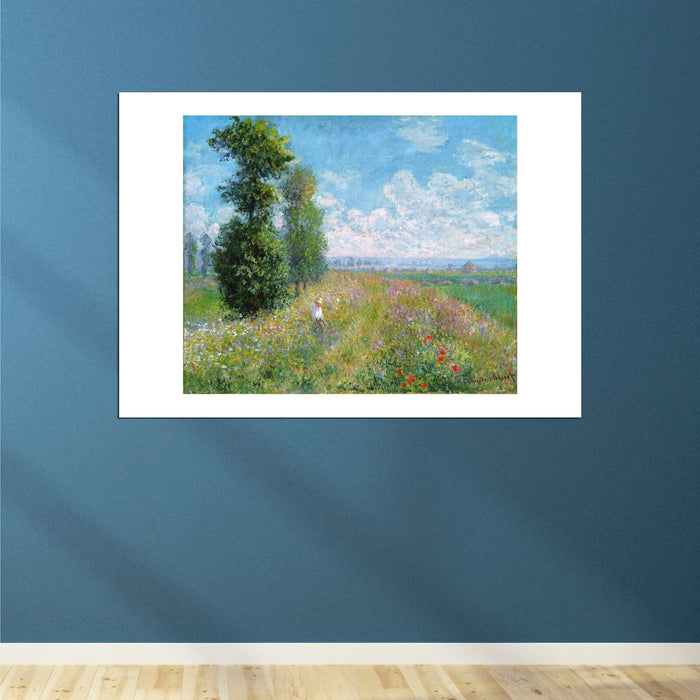 Claude Monet - Monet Meadow with Poplars Homepage